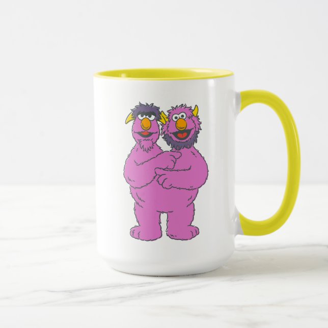 Taza Monstruo de dos cabezas de Sesame Street (Derecha)