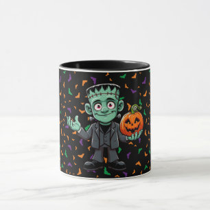 Taza Monstruo de Frankenstein de dibujos animados lindo
