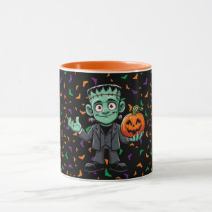 Taza Monstruo de Frankenstein de dibujos animados lindo