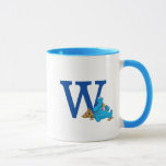 Taza Monstruo de galleta de cosecha de vintage Monogram<br><div class="desc">Echa un vistazo a este lindo monólogo de monograma de Plaza Sésamo.</div>