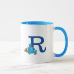 Taza Monstruo de galleta de cosecha de vintage Monogram<br><div class="desc">Echa un vistazo a este lindo monólogo de monograma de Plaza Sésamo.</div>