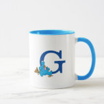 Taza Monstruo de galleta de la cosecha Vintage Cookies<br><div class="desc">Echa un vistazo a este lindo monólogo de monograma de Plaza Sésamo.</div>