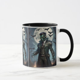 Taza Monstruo de Halloween Steampunk Frankenstein