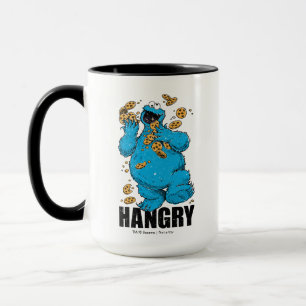 Taza Monstruo de la cocina retro   Hangry