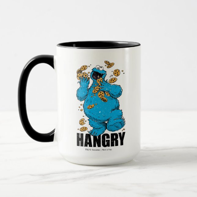 Taza Monstruo de la cocina retro | Hangry (Izquierda)