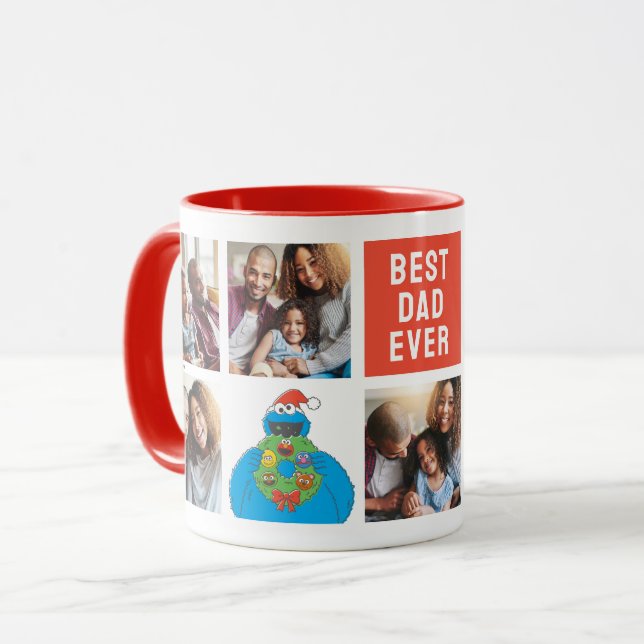 Taza Monstruo de la cookie de los navidades | Papá - Co (Anverso izquierdo)