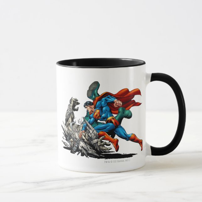 Taza Monstruo de la lucha de Superman (Derecha)