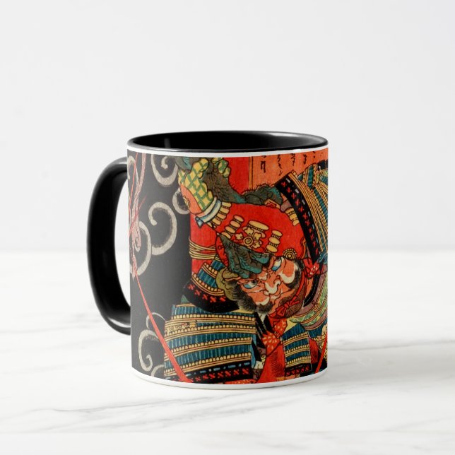 TAZA MONSTRUO DE LUCHA EN SAMURAI (Anverso izquierdo)