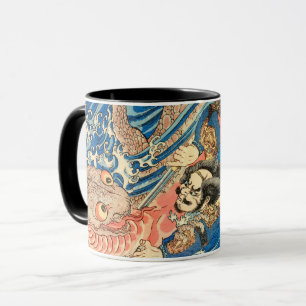 TAZA MONSTRUO DE LUCHA EN SAMURAI