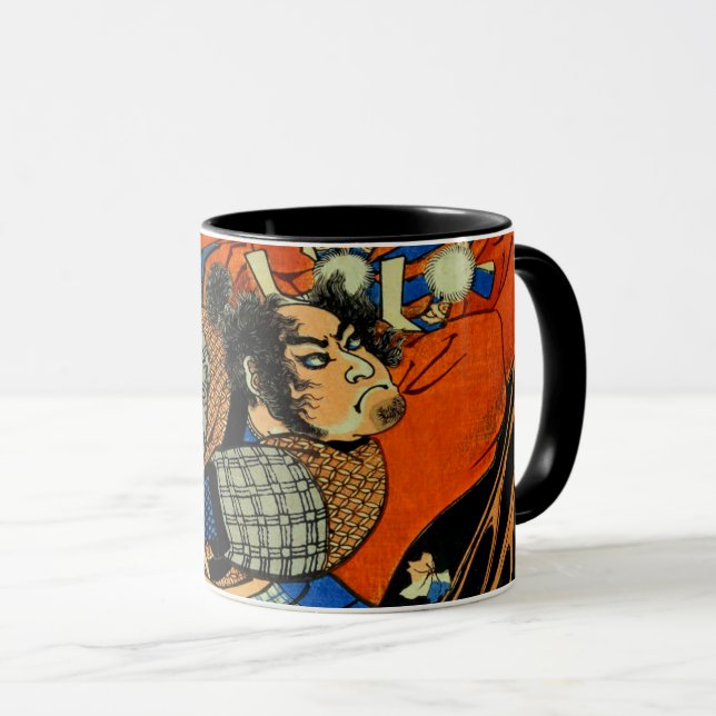 TAZA MONSTRUO DE LUCHA EN SAMURAI (Anverso derecho)