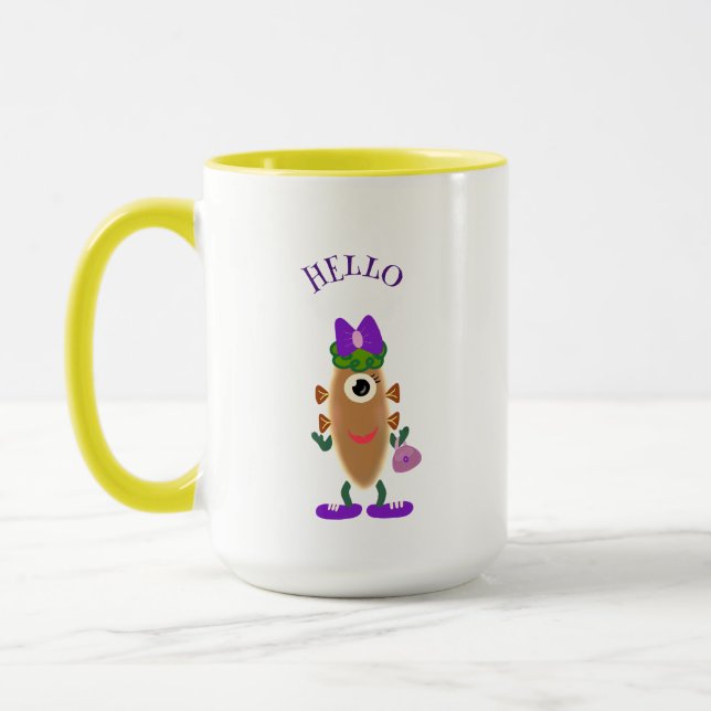 Taza Monstruo de papa mate (Izquierda)