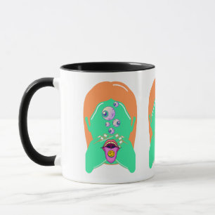 Taza monstruo feo