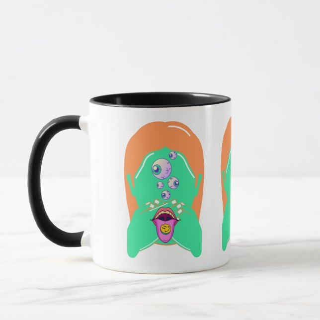 Taza monstruo feo (Izquierda)