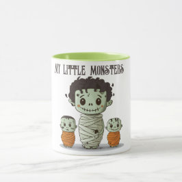 Taza Monstruo momificado padre e hijos