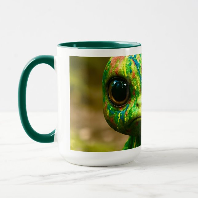 Taza Monstruo verde de Goo - Impresión de lienzos trill (Izquierda)