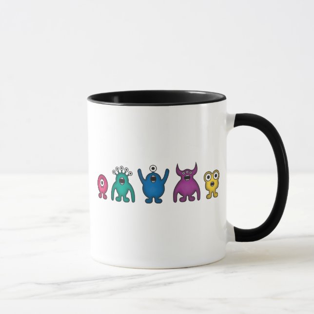 Taza Monstruos del extranjero del arco iris (Derecha)