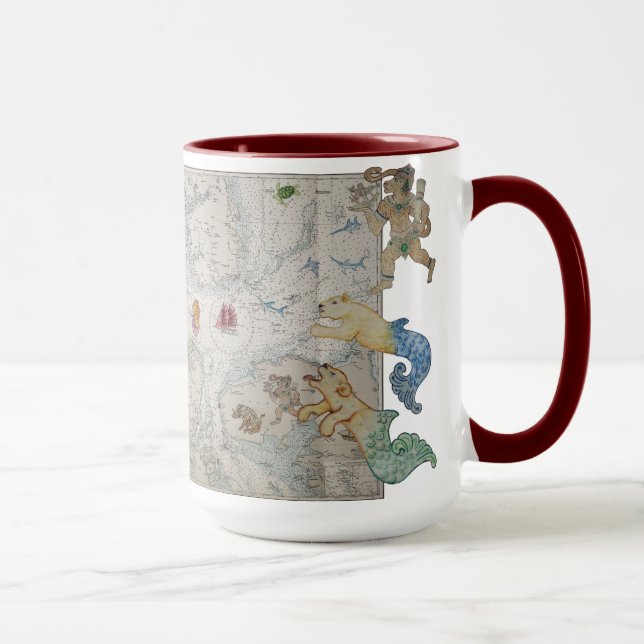 Taza Monstruos del té de Singapur (Derecha)