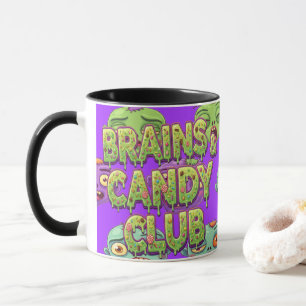 Taza Monstruos Divertidos Zombies Para Halloween