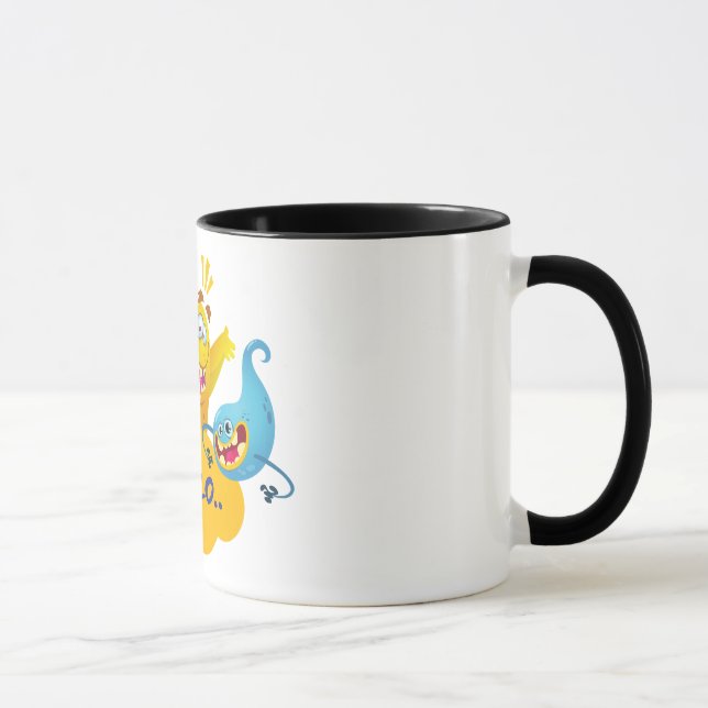 Taza monstruos lindos, hola (Derecha)