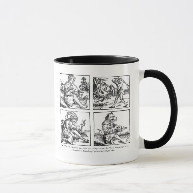Taza Monstruos llevados del diluvio (Derecha)