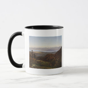 Taza Mont Blanc visto del Santo-Cergues, 1869