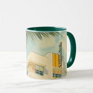 Taza Montaje artístico de Miami