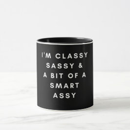 Taza Montaje con clase y descarado
