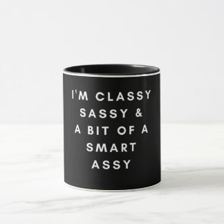 Taza Montaje con clase y descarado