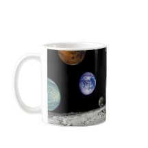 Montaje de imágenes del Voyager del Sistema Solar