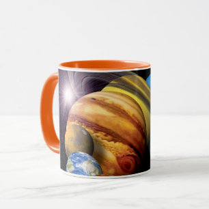 Taza Montaje de planetas del sistema solar de NASA JPL 