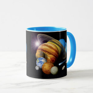 Taza Montaje de planetas del sistema solar de NASA JPL 