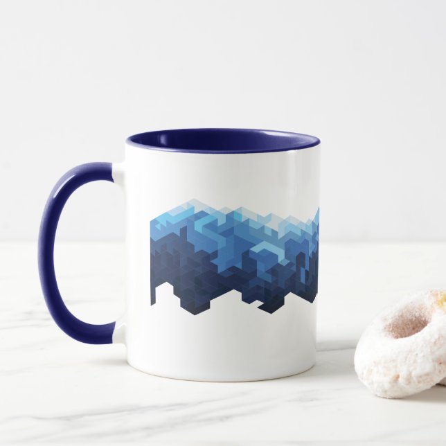 Taza Montaña de nieve (Con donut)