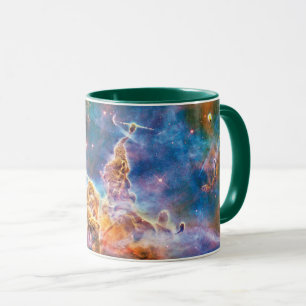 Taza Montaña Mística Nebulosa Carina Foto Espacial Hubb