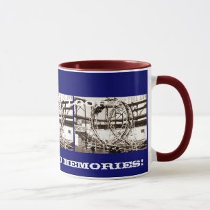 Taza Montaña rusa de colocación de la opinión antigu
