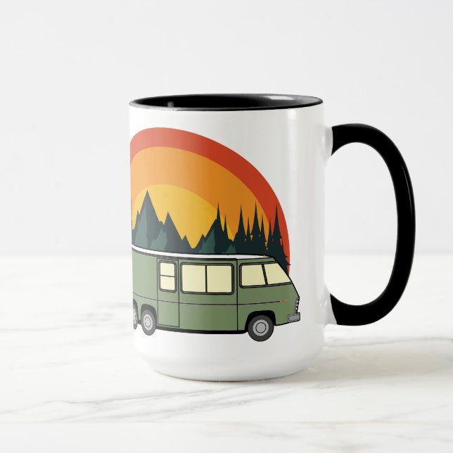 Taza Montañas Arcoiris Green Coach Lg Café (Derecha)