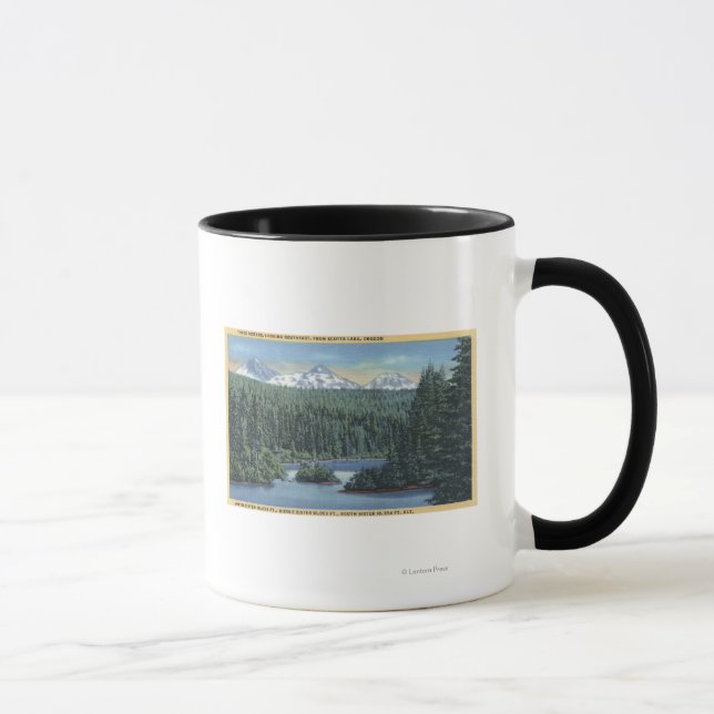 Taza Montañas de tres hermanas cerca de Bend, OR de Sco (Derecha)