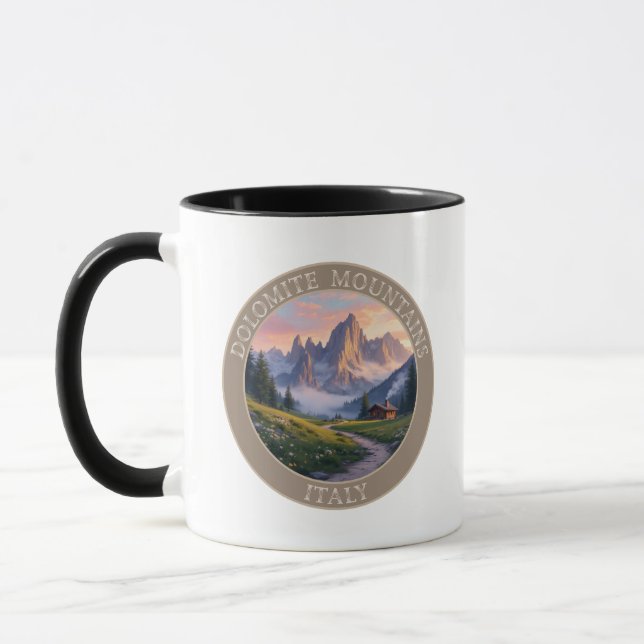 Taza Montañas Dolomitas Italia (Izquierda)
