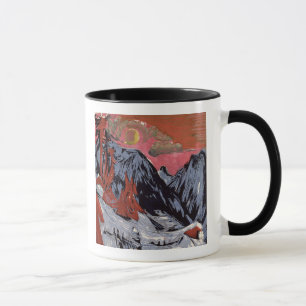 Taza Montañas en Winter, 1919