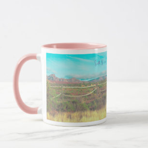 Taza Montañas Naturales Campos de ZA de Sudáfrica