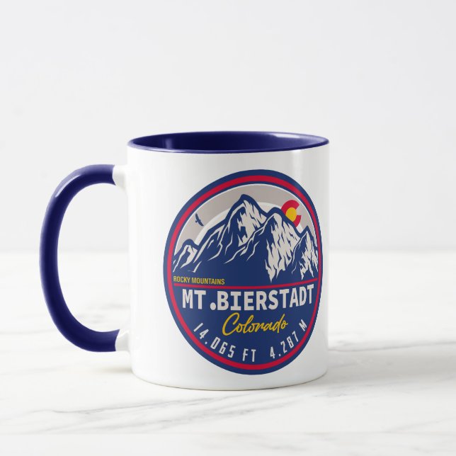 Taza Monte Bierstadt - Colorado 14ers Fourteener Sunset (Izquierda)