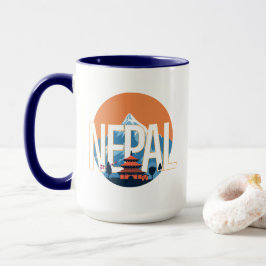 Taza Monte del Templo en Nepal Everest