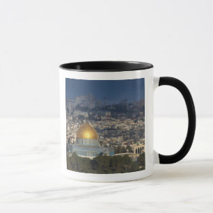 Taza Monte del Templo y Cúpula de la Roca, amanecer