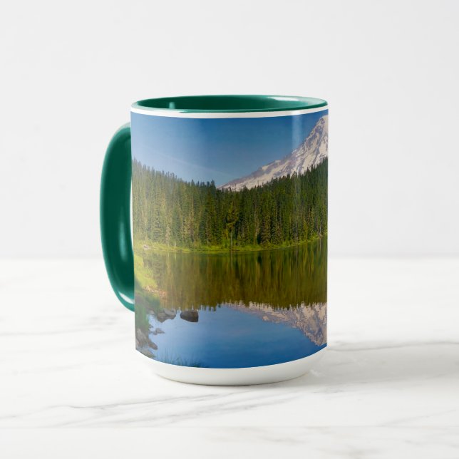 Taza Monte Rainier y Reflection Lake (Anverso izquierdo)