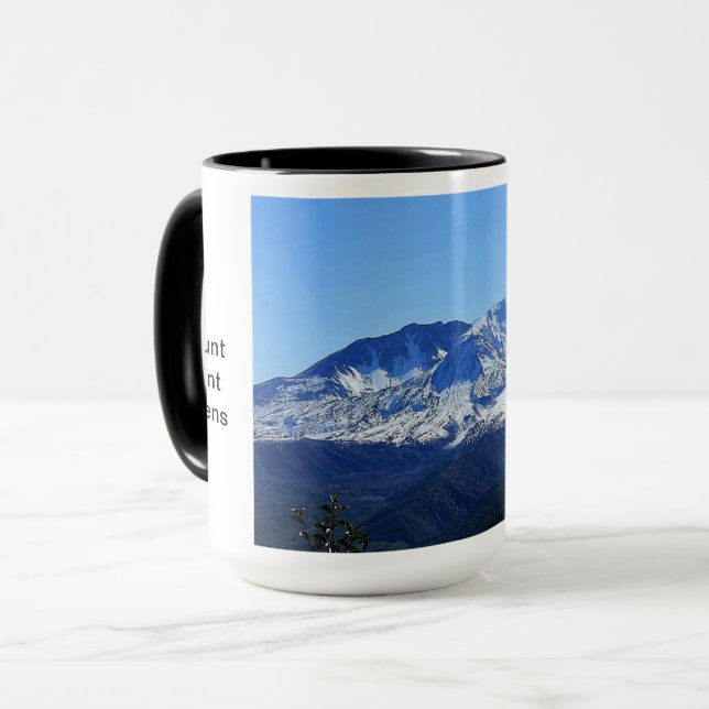 Taza Monte St. Helens después de la erupción de 1980 (Anverso izquierdo)