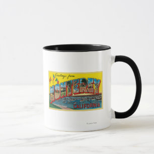 Taza Monterey, California - Escenas de letras grandes