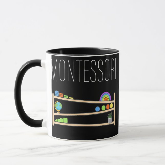 Taza Montessori Para El Profesor Montessori Education  (Izquierda)