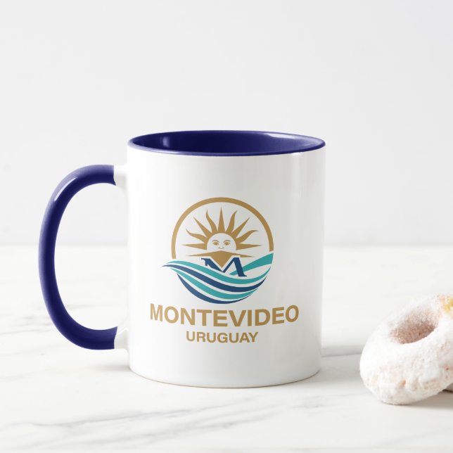 Taza Montevideo Uruguay South America (Con donut)