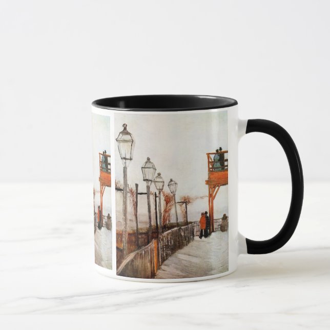 Taza Montmartre (F272) Van Gogh Bella Artes (Derecha)