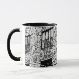 Taza Montón combinado frieze estilo Art Déco de Manhatt