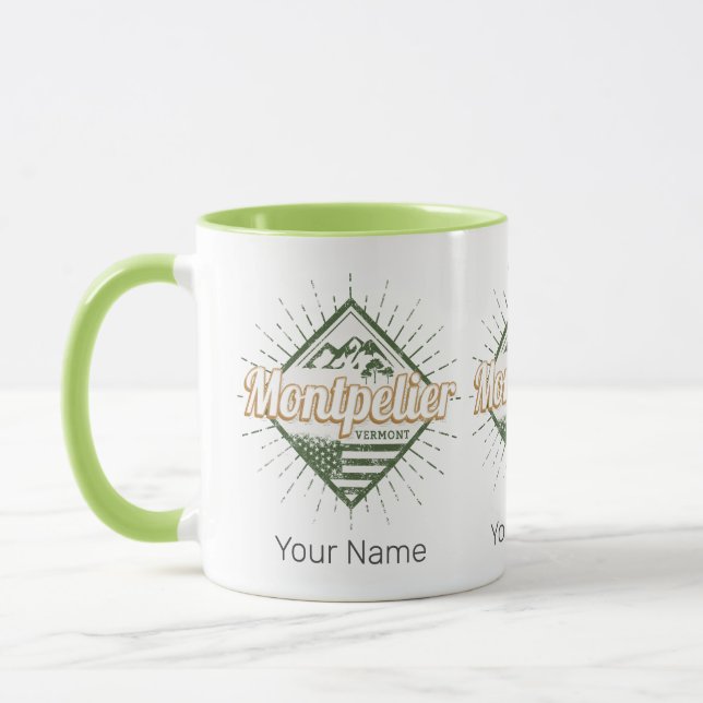 Taza Montpelier Vermont City Estados Unidos (Izquierda)